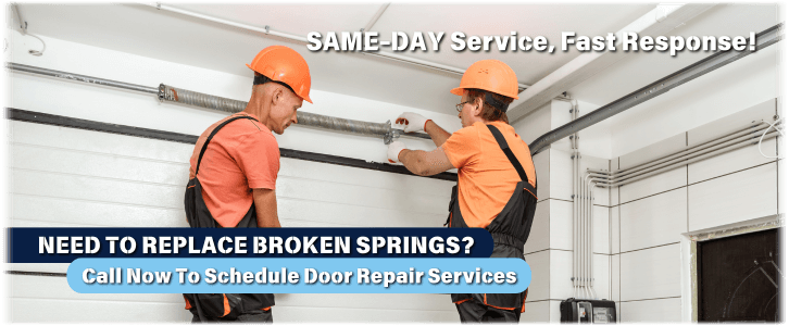 Broken Garage Door Spring High Ridge MO